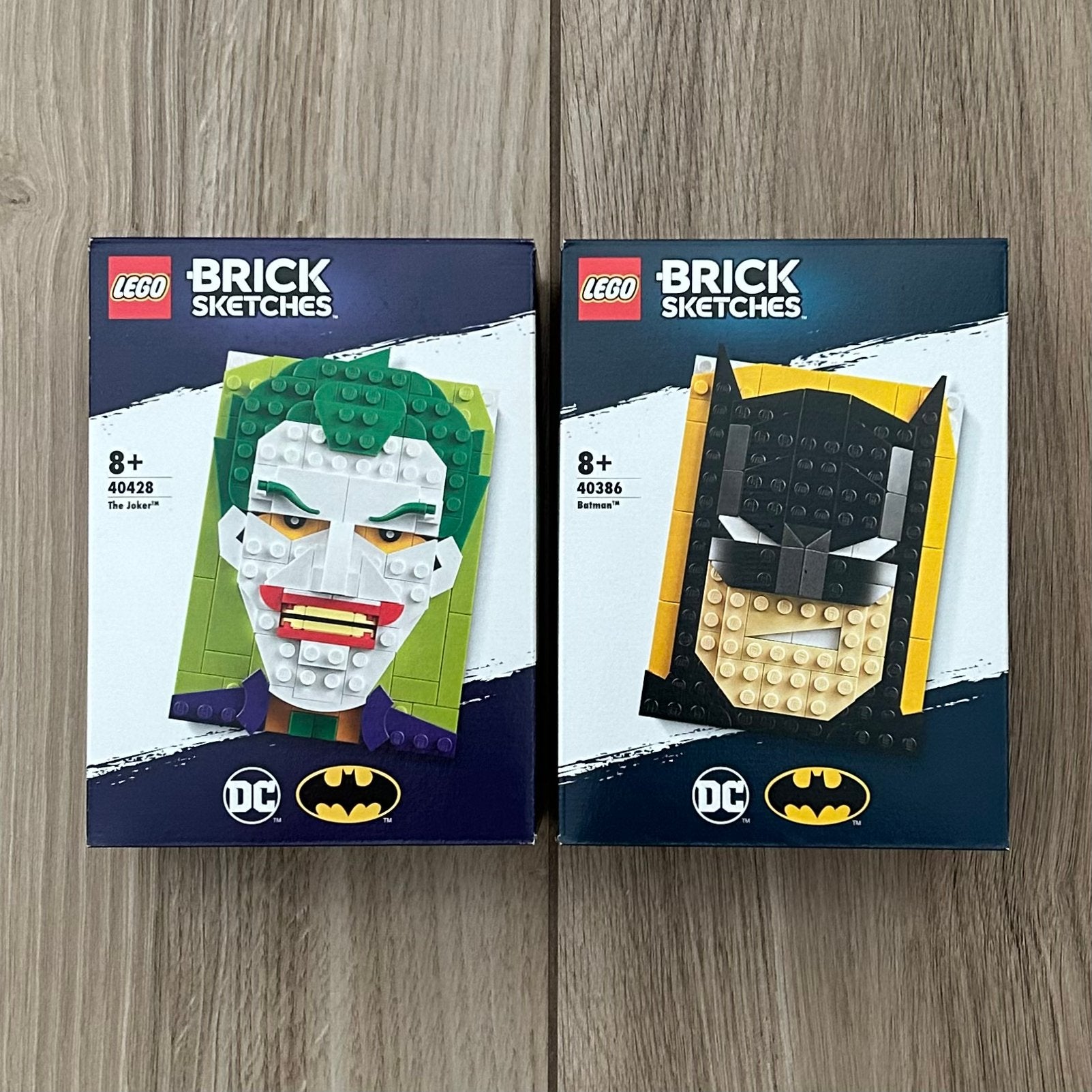 Lego 40428 & 40386 Brick Sketches The Joker & Batman (NIEUW), Overige thema's, Lego, Nieuw, Ophalen of Verzenden
