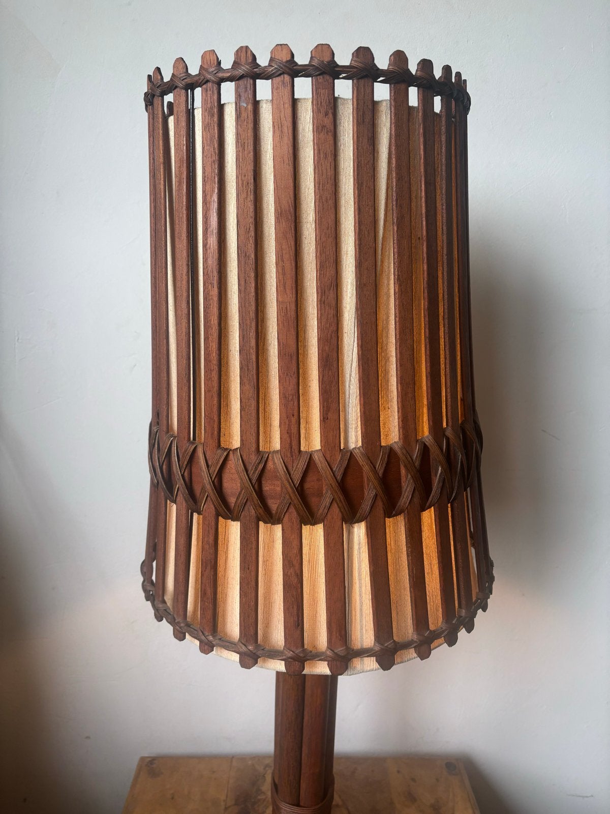 Vintage Manou vloerlamp - Uniek Design, Ophalen, Gebruikt, Overige materialen