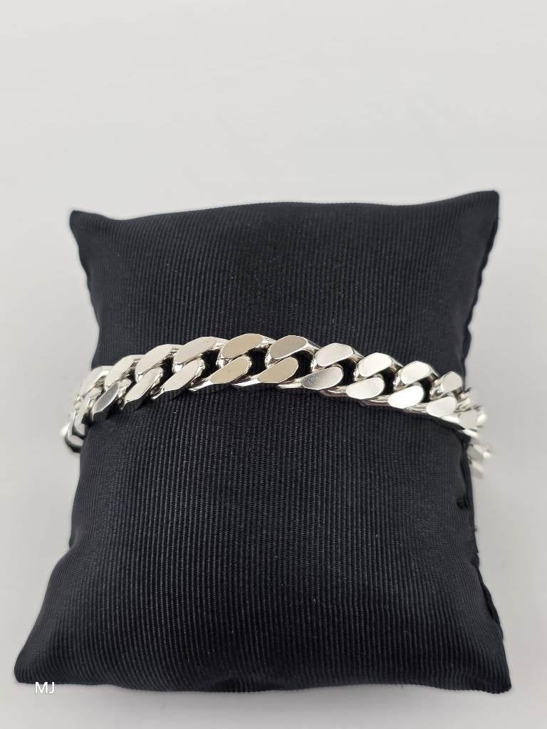 Zilveren gourmet armband                                  Z3, Gebruikt, ., Ophalen of Verzenden, .