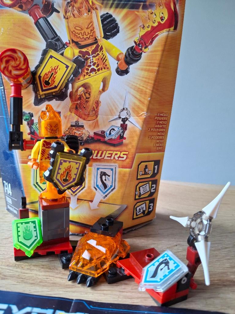 Lego Nexo Knights 70339 Ultimate Flama, Gebruikt, Overige thema's, Ophalen of Verzenden, Lego