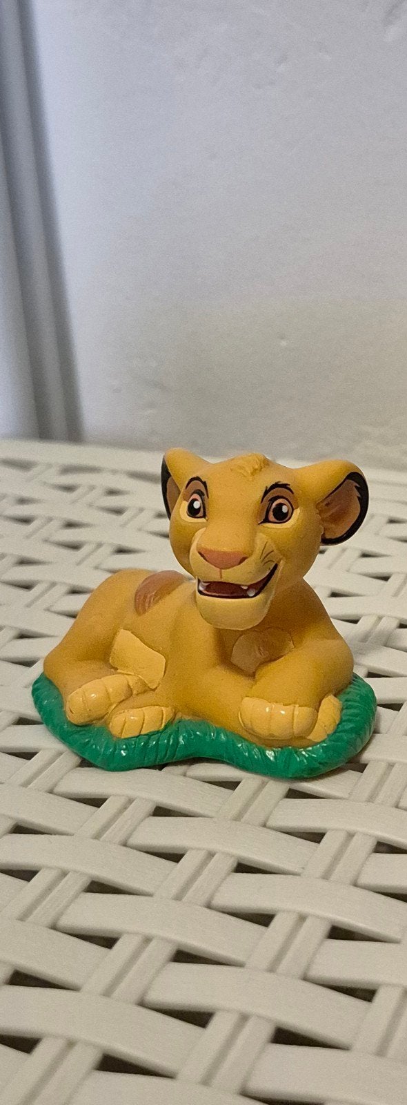 Disney lion king simba pvc figuur leeuwekoning, Ophalen of Verzenden, Leeuwenkoning of Jungle Boek, Zo goed als nieuw, Beeldje of Figuurtje