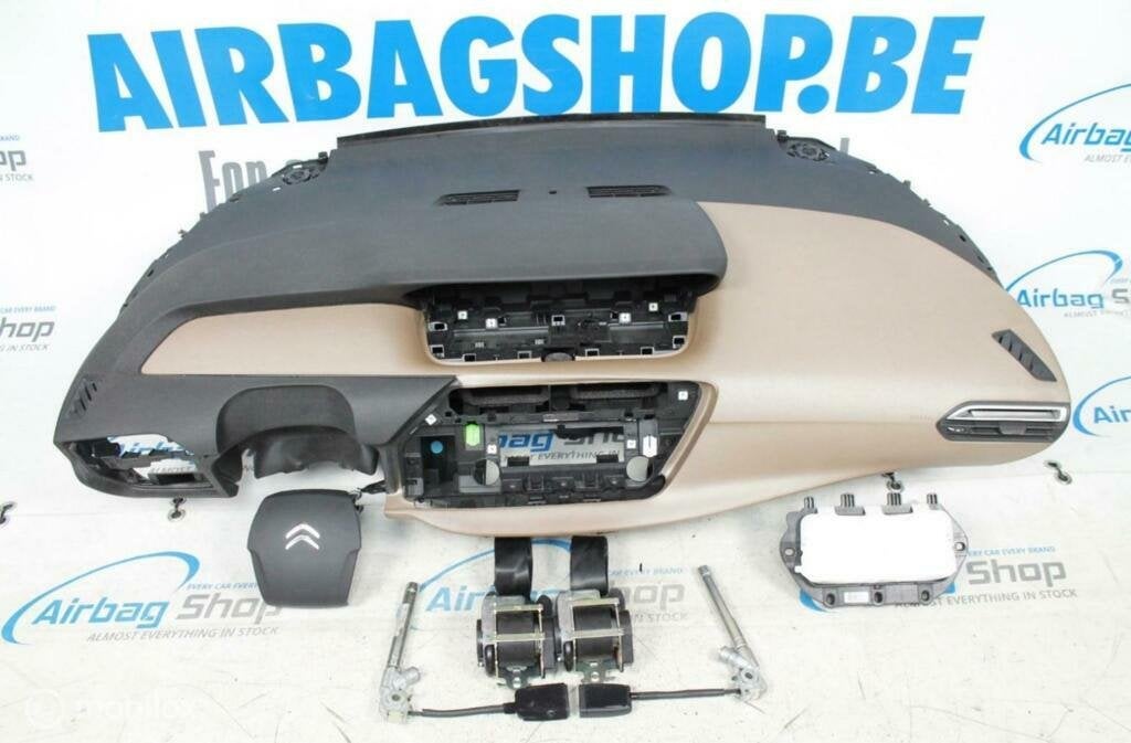 Airbag set Dashboard zwart goud citroen c4 picasso 2013-2022