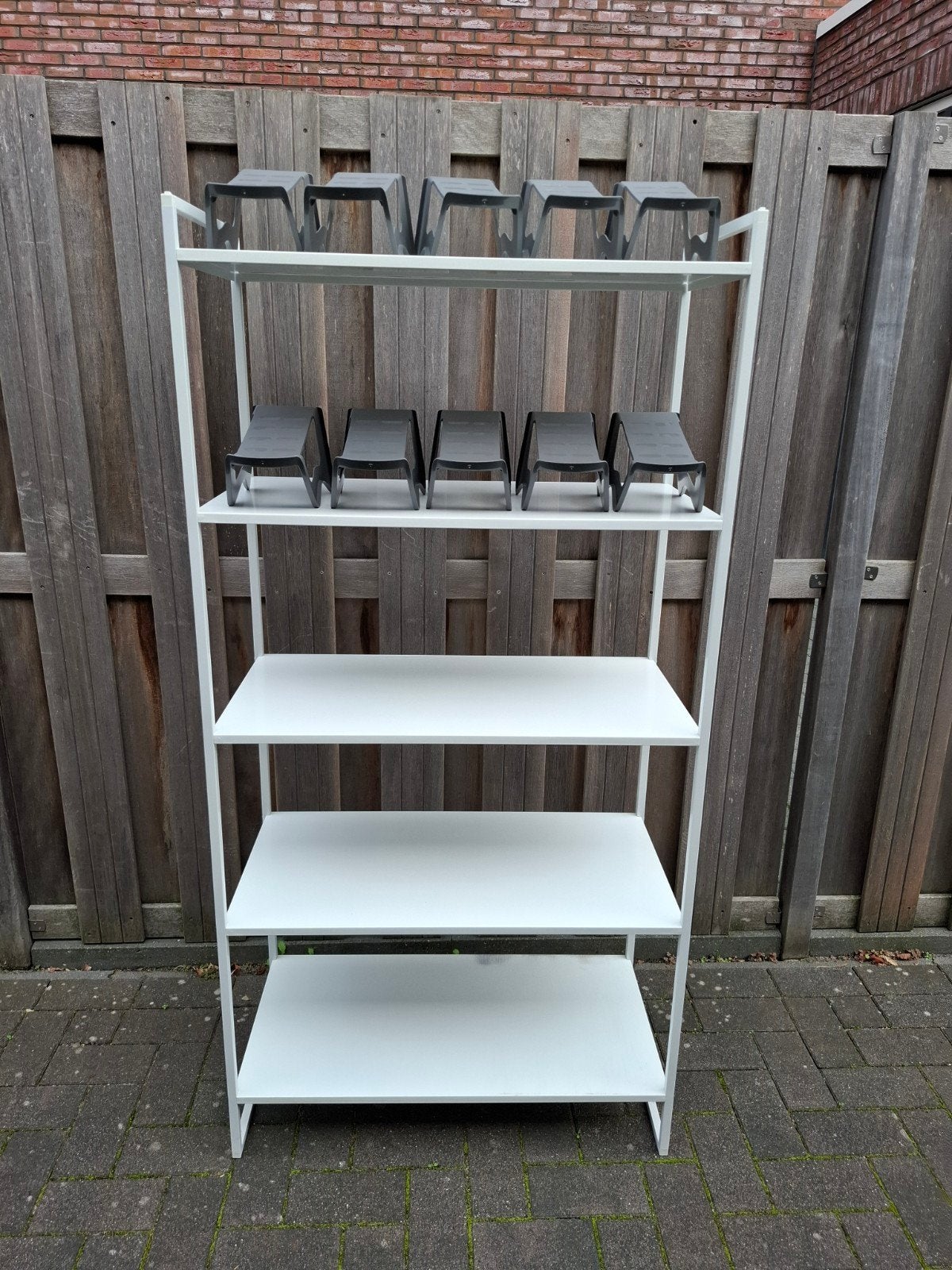 (Schoenen) rek/opbergrek  IKEA inclusief 10 schoenenhouders, Ophalen, Zo goed als nieuw