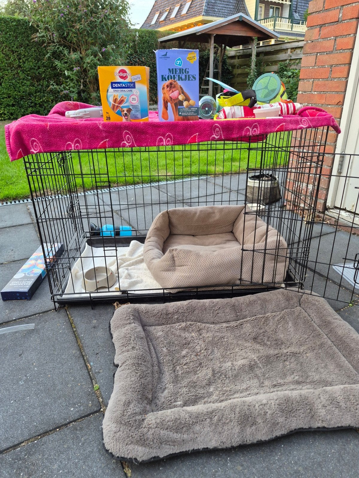 Honden kennel, Ophalen