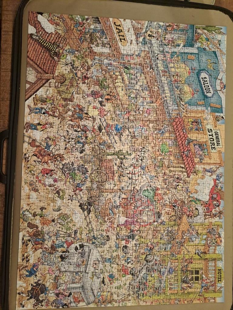 Ravensburger movie set Western 1, Ophalen of Verzenden, 500 t/m 1500 stukjes, Zo goed als nieuw
