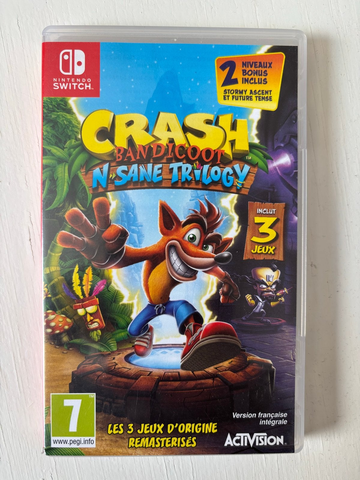 Crash Bandicoot N. Sane Trilogy - Nintendo Switch, Spelcomputers en Games, Games | Nintendo Switch, Ophalen, Gebruikt, 1 speler