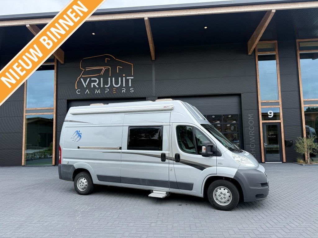 Knaus bus camper met 4 slaap plekken bj 2012! Top indeling!, Caravans en Kamperen, Ringverwarming, Fiat, Airbags, 6 tot 7 meter
