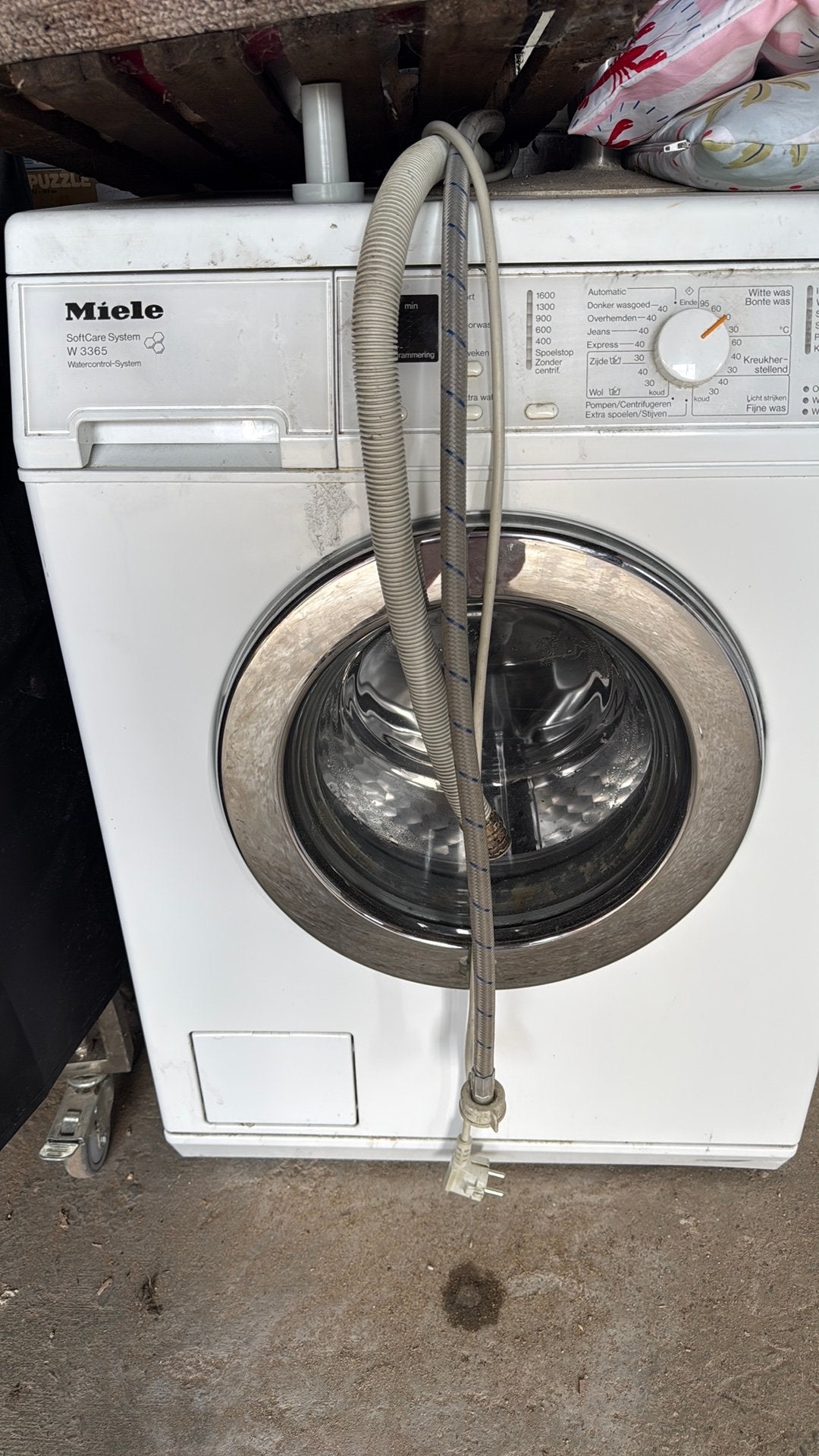 Miele wasmachine, Ophalen of Verzenden, Zo goed als nieuw, 1200 tot 1600 toeren, 85 tot 90 cm