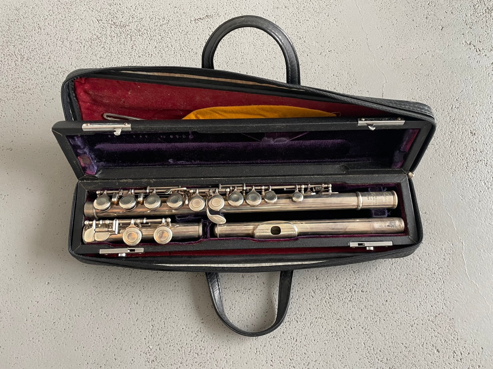 Pearle dwarsfluit met koffer, Muziek en Instrumenten, Blaasinstrumenten | Dwarsfluiten en Piccolo's, Ophalen of Verzenden, Gebruikt