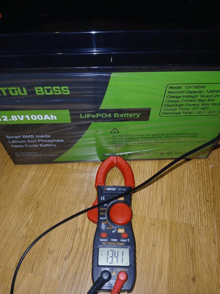 12V 100Ah LiFePO4 Lithium Accu 1280Wh met 120A BMS l Nieuw, Ophalen of Verzenden, Nieuw