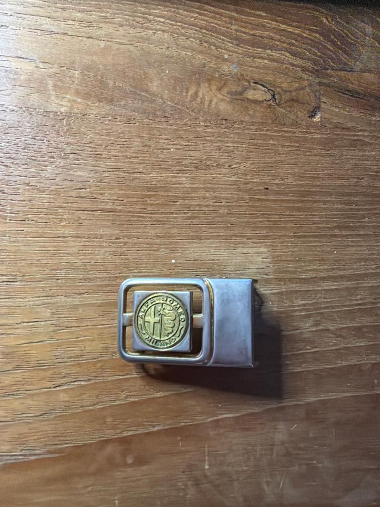 Vintage Alfa Romeo riemgesp  - Zeldzaam verzamelobject, Verzenden, Gebruikt