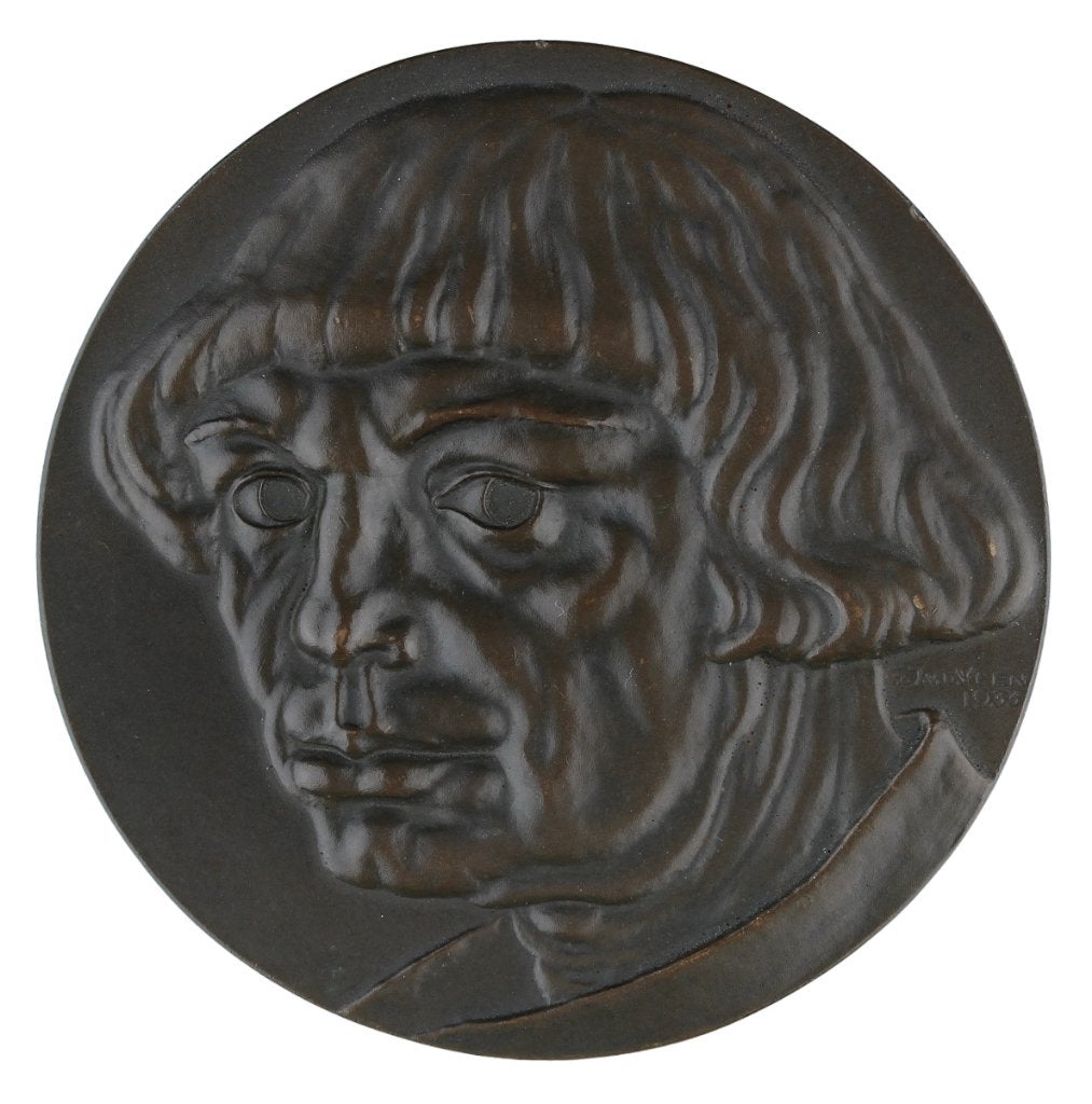 Penning VPK 1933 Gerrit Jan van der Veer : Lucas van Leyden, Verzenden, Brons, Nederland