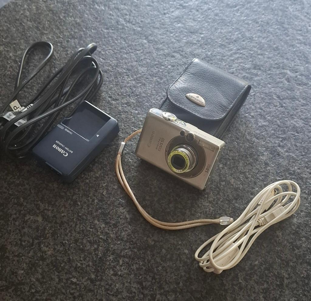 Canon Digital IXUS 50 Compact Camera met accessoires, Ophalen of Verzenden