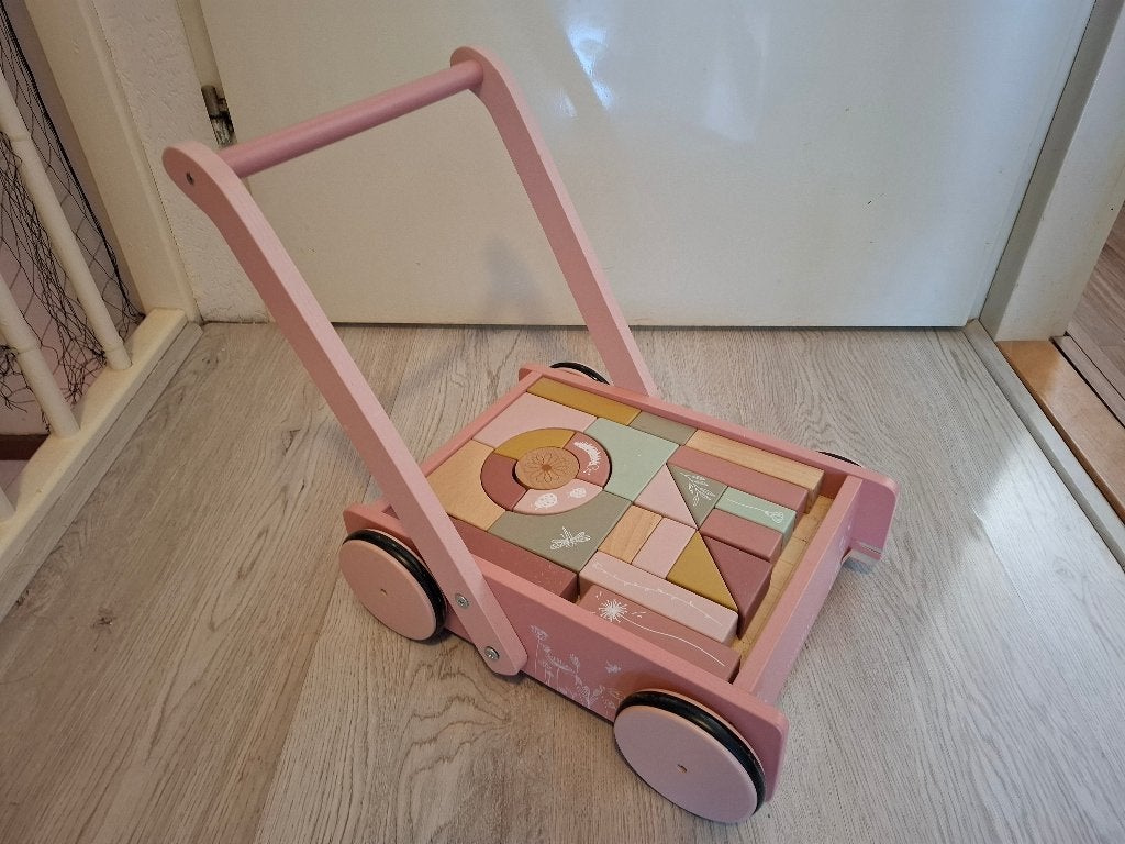 Blokkenwagen Little Dutch, Kinderen en Baby's, Ophalen, Gebruikt, Duw- of Trekspeelgoed