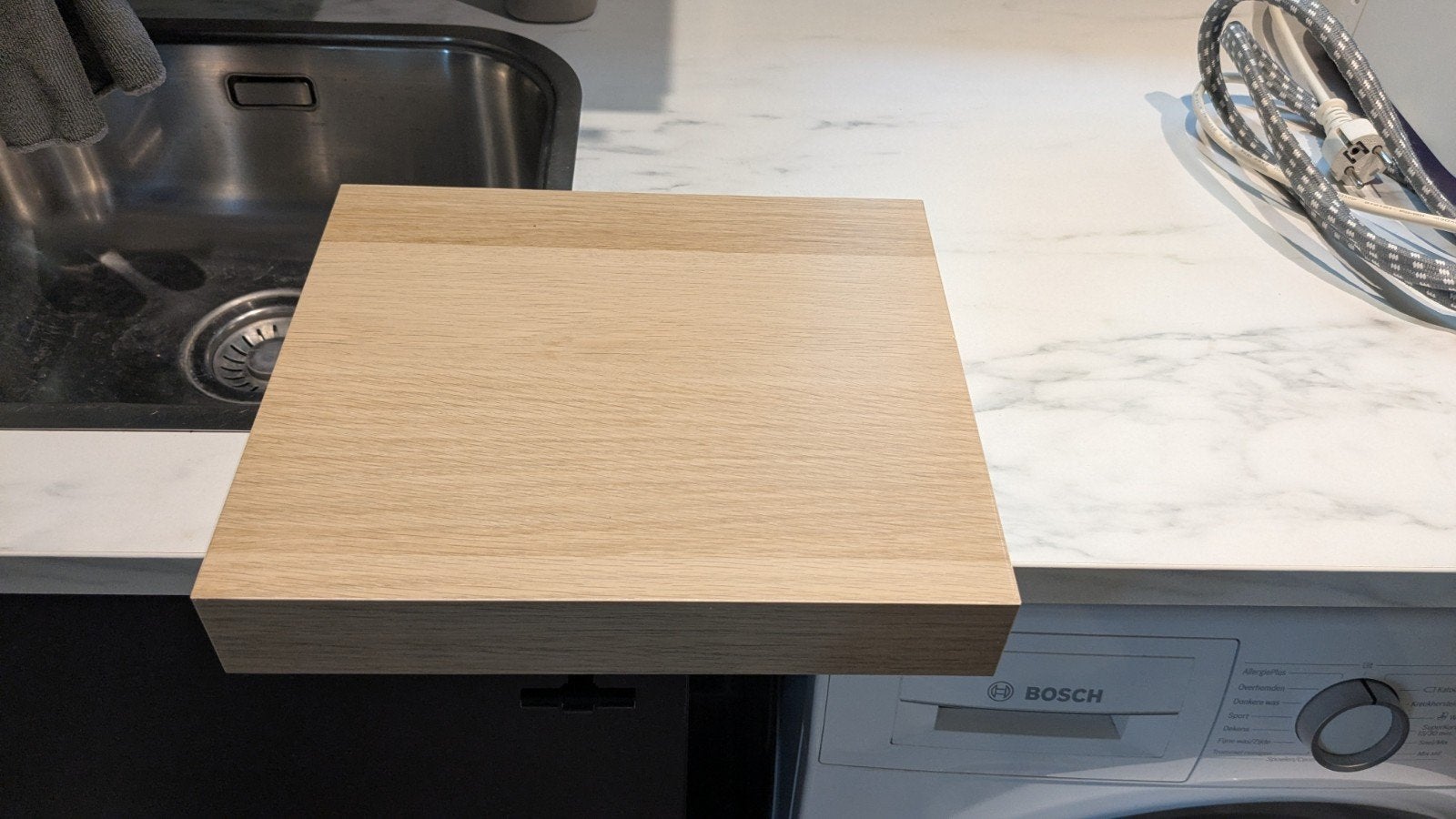 2x IKEA LACK wandplank houtstructuur 30 cm, Huis en Inrichting, Ophalen, Gebruikt