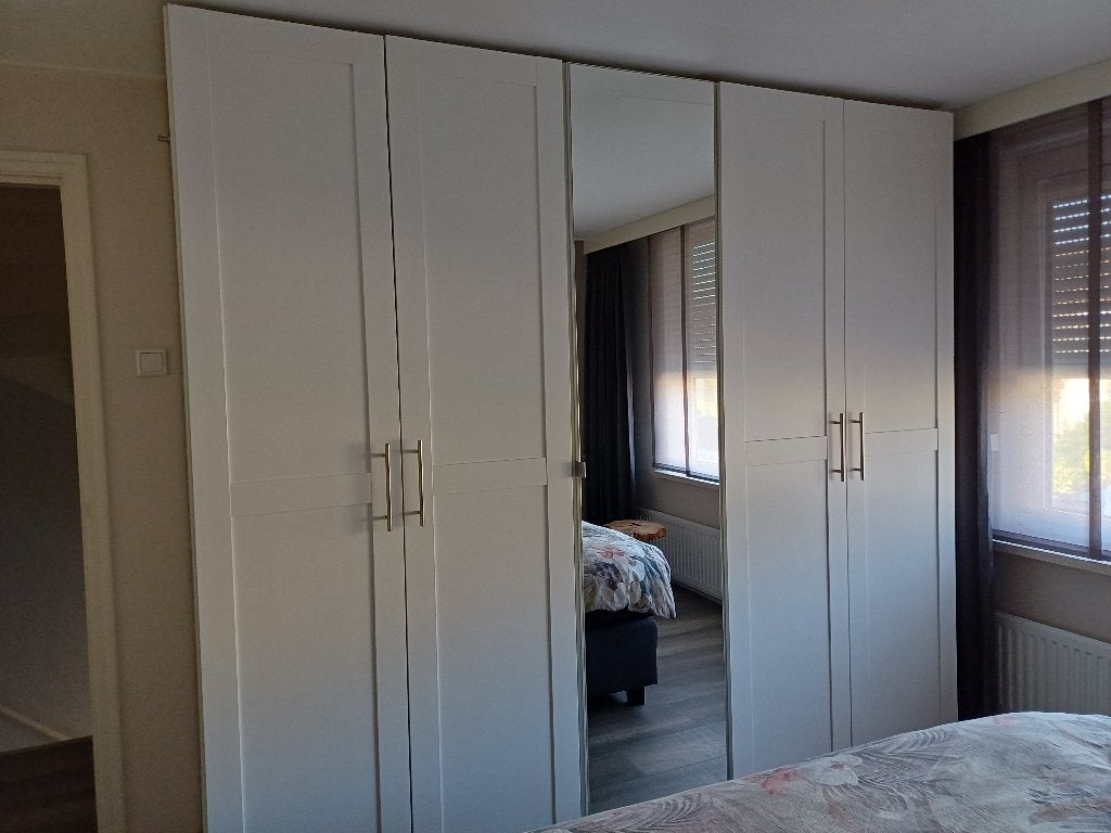 Kasten, Huis en Inrichting, Kasten | Kledingkasten, Gebruikt, 200 cm of meer, 200 cm of meer, Overige houtsoorten