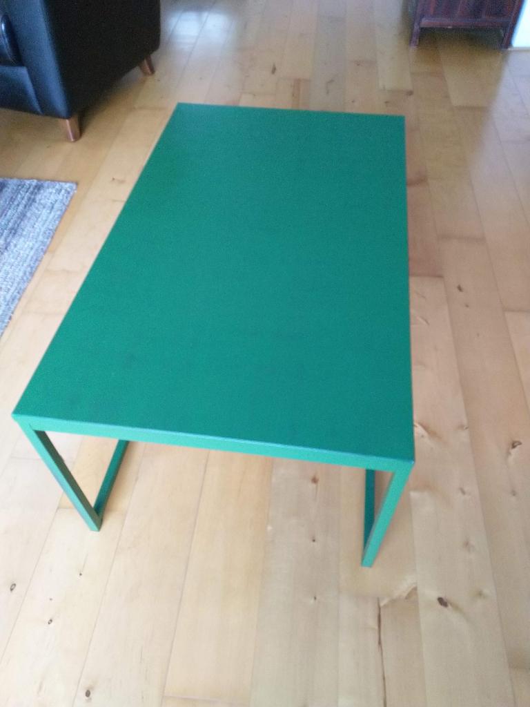 bijzettafel, Metaal of Aluminium, Zo goed als nieuw, 75 cm of meer, Rechthoekig