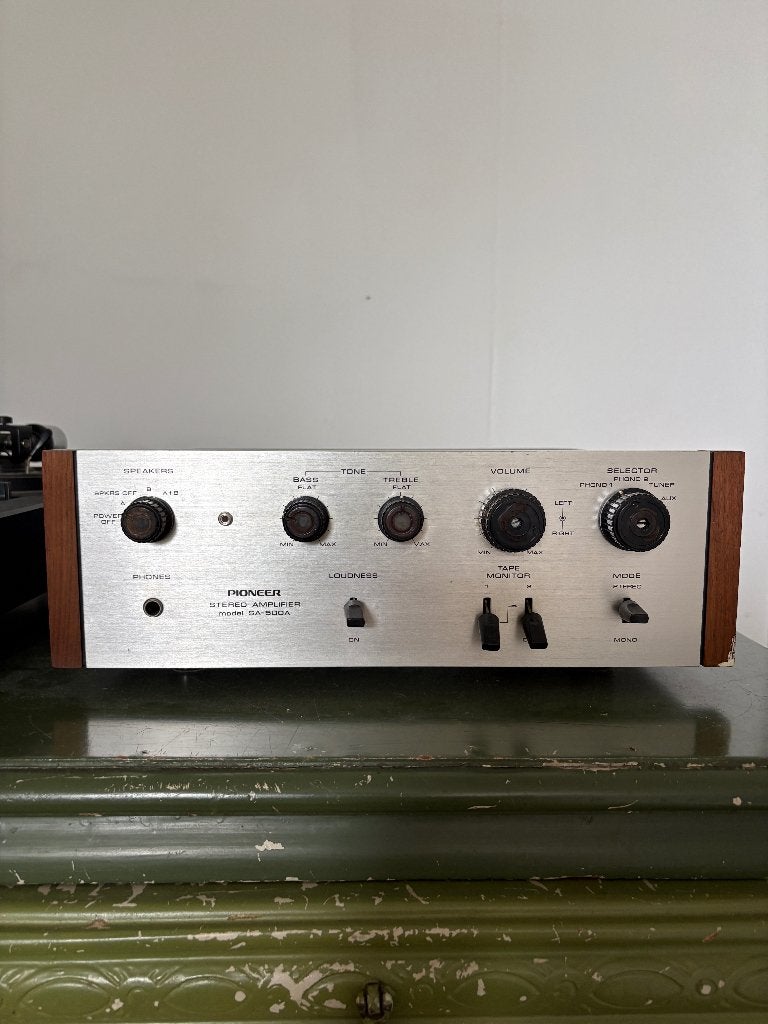 Pioneer SA-500A versterker, Audio, Tv en Foto, Versterkers en Receivers, Gebruikt, Ophalen of Verzenden, Pioneer, Minder dan 60 watt