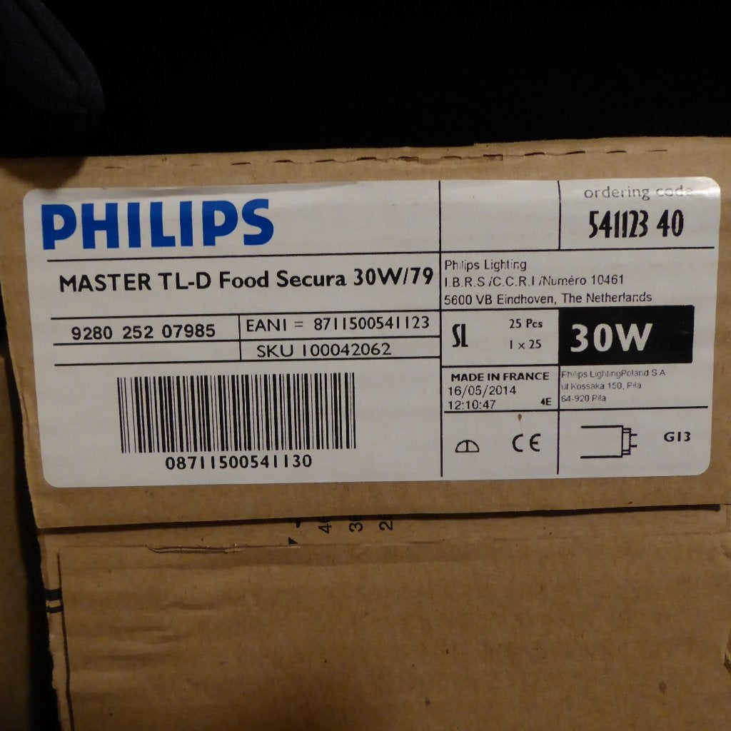 Philips Master TL-D Food Secura 30W/79 | TL buis, G13 (TL), Overige lichtkleuren, Nieuw, TL-buis