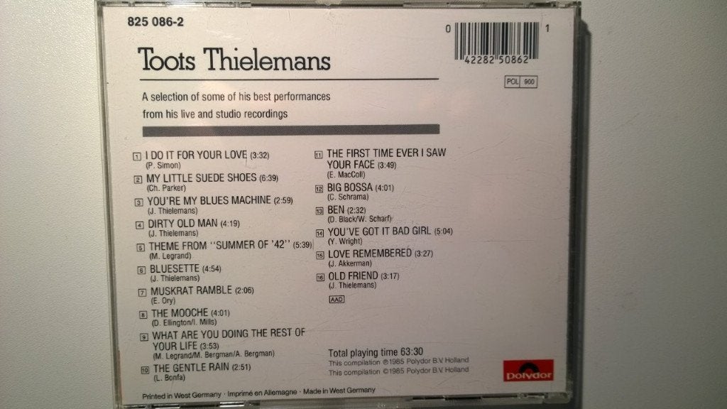 Toots Thielemans - The Silver Collection, Ophalen of Verzenden, Zo goed als nieuw, Blues, Album