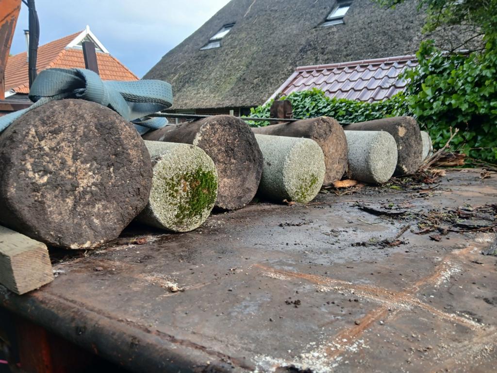 Betonpalen voor diverse toepassingen, Ophalen of Verzenden, Gebruikt, Minder dan 180 cm, Palen