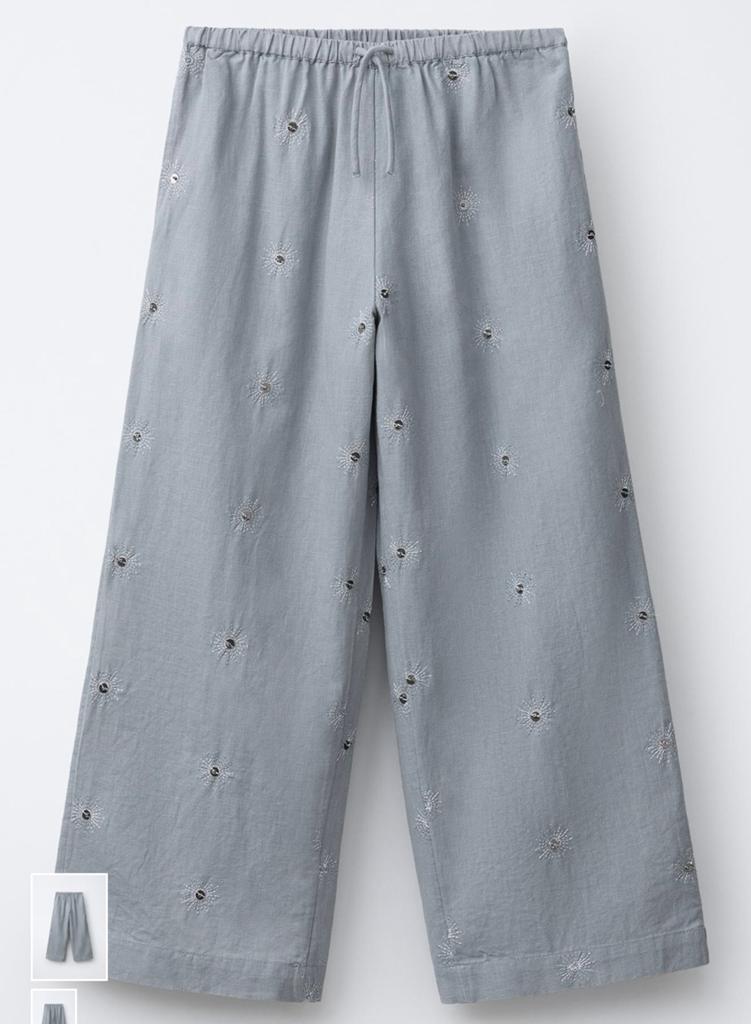 Zara broek met spiegel pailletten maat 148, Ophalen of Verzenden, Zo goed als nieuw, Meisje, Broek