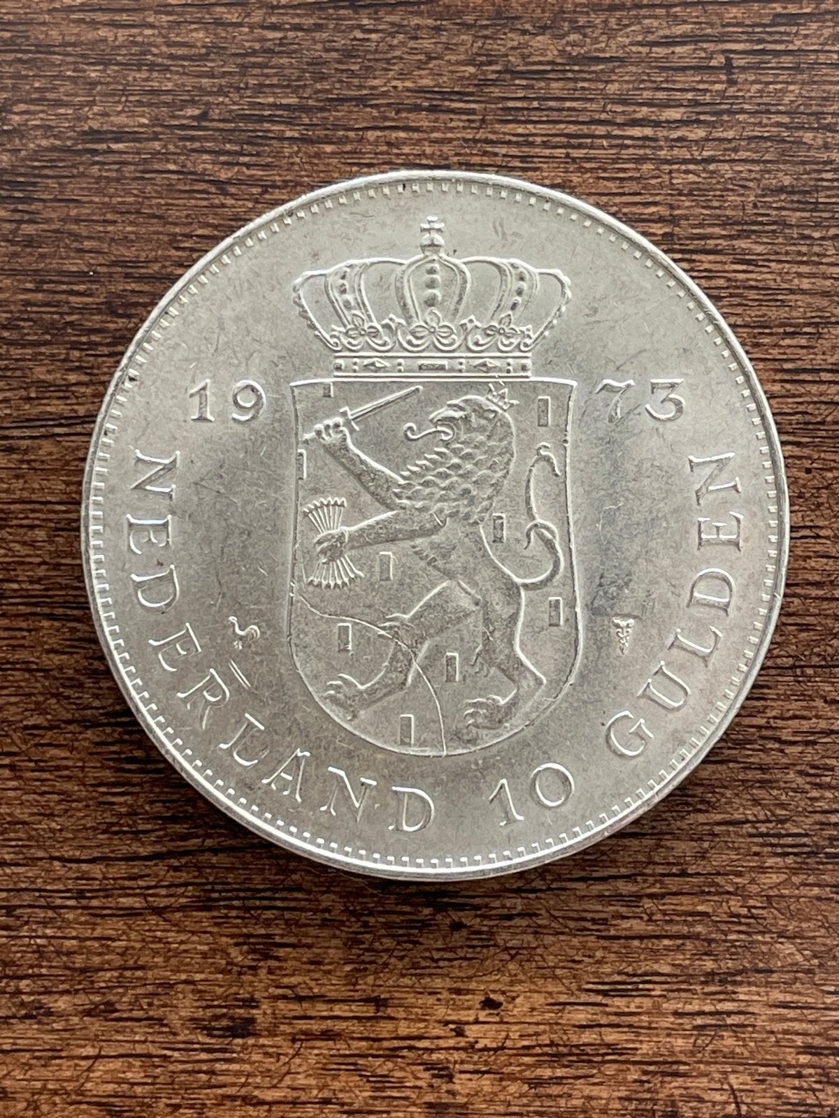 Zilveren 10 Gulden Munt 1973 - Juliana Regina, Postzegels en Munten, Munten | Nederland, Koningin Juliana, Zilver, Ophalen of Verzenden