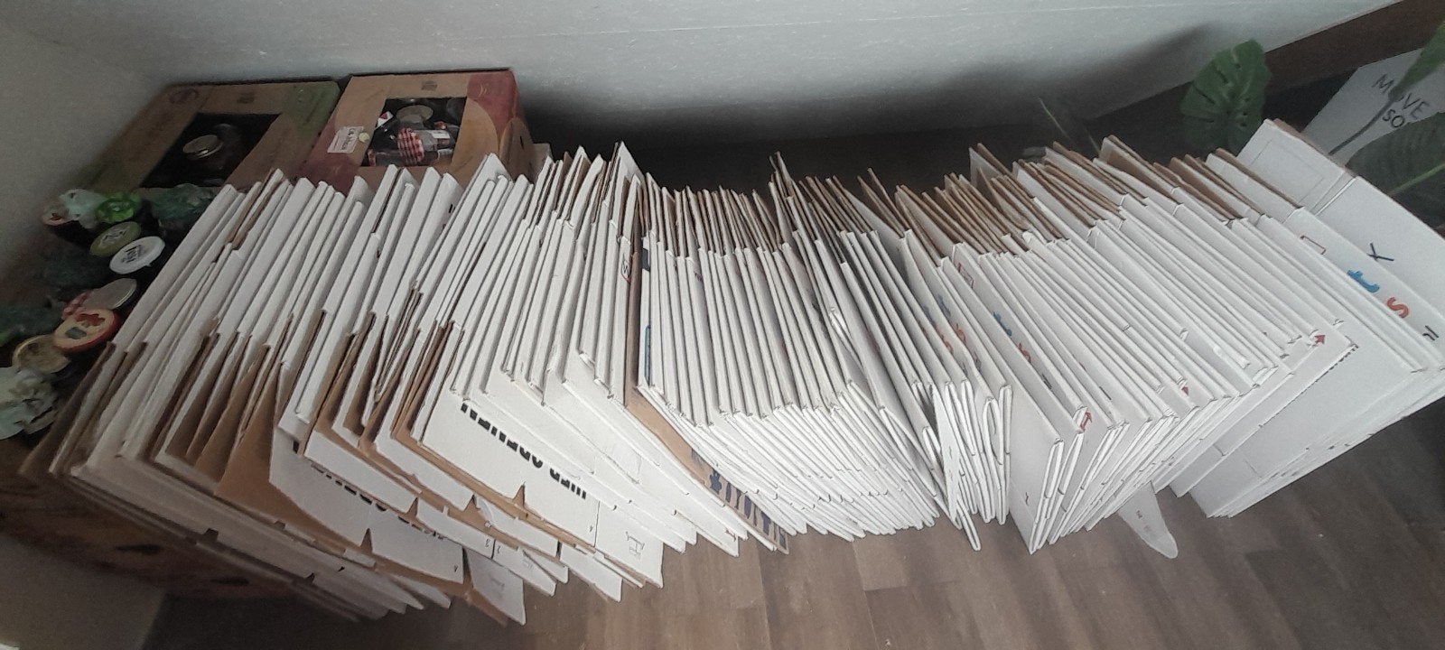 Nog 35 professionele verhuisdozen, Ophalen