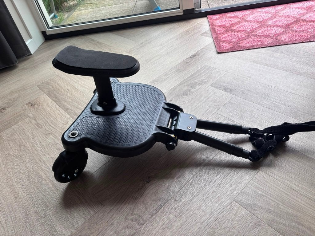 Meerijdplankje voor kinderwagen – met zitje, Ophalen of Verzenden, Zo goed als nieuw, Kinderwagen, Overige merken