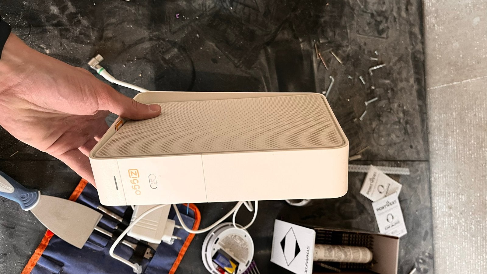 Ziggo Router - Technicolor TG2492L-ZG, Ophalen of Verzenden, Gebruikt, Router met modem