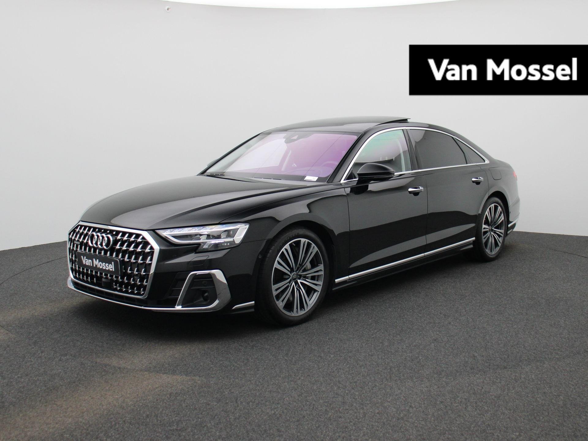 Audi A8 60 TFSI e quattro Lang 462 PK, Auto's, 12 maanden, Gebruikt, 2995 cc, Leder