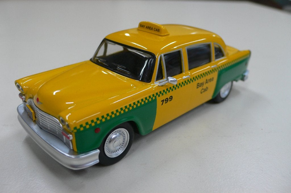 checker cab-bay area cab - altaya  1/43, Verzenden, Nieuw, Auto, Overige merken