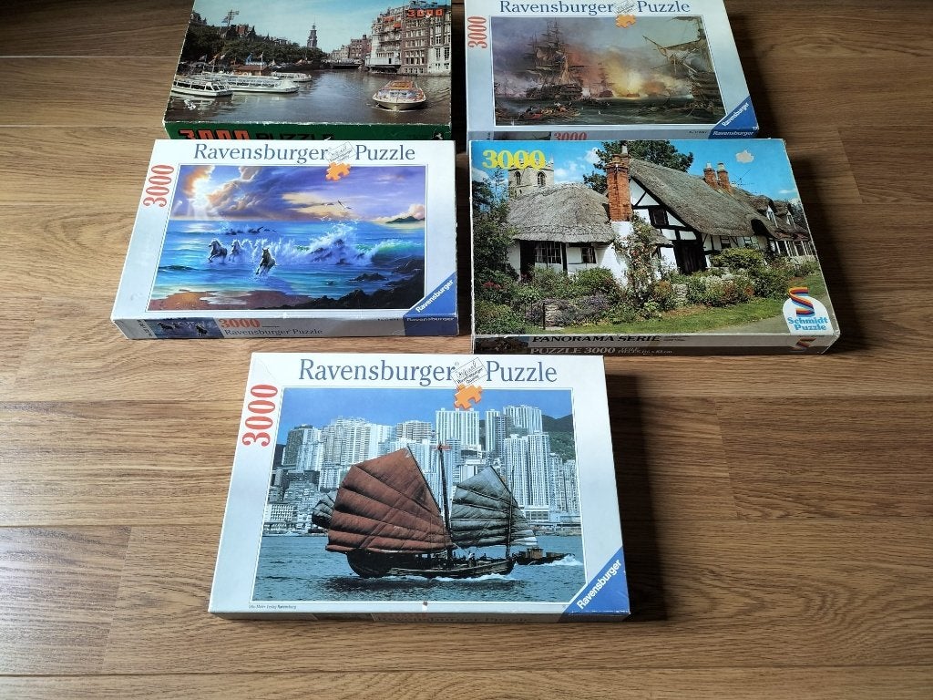 Legpuzzels 3000 stukjes, Ophalen, Meer dan 1500 stukjes, Gebruikt, Legpuzzel