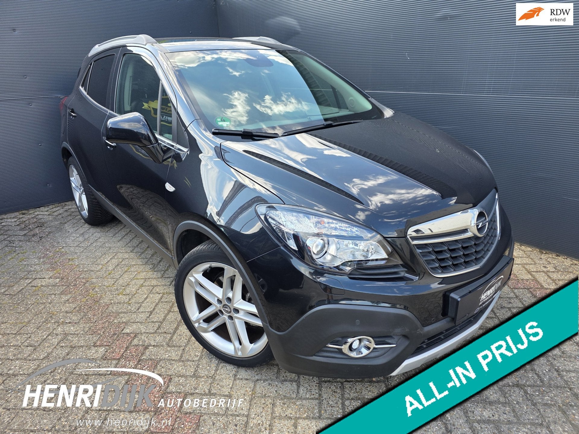 Opel Mokka 1.4 T Edition Automaat / Camera / Clima / Navi /, Auto's, Opel, 15 km/l, Gebruikt, Zwart, 4 cilinders