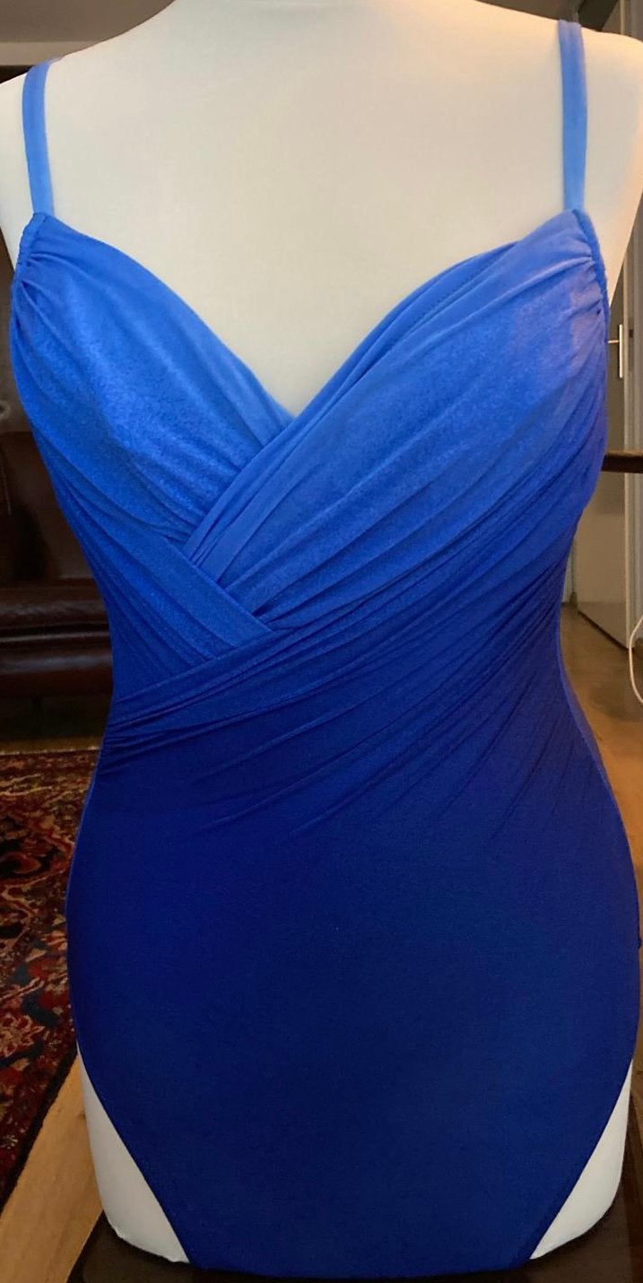 Blauw Roidal badpak mt 38D met verstelbare bandjes, Kleding | Dames, Verzenden, Zo goed als nieuw, Blauw, Badpak
