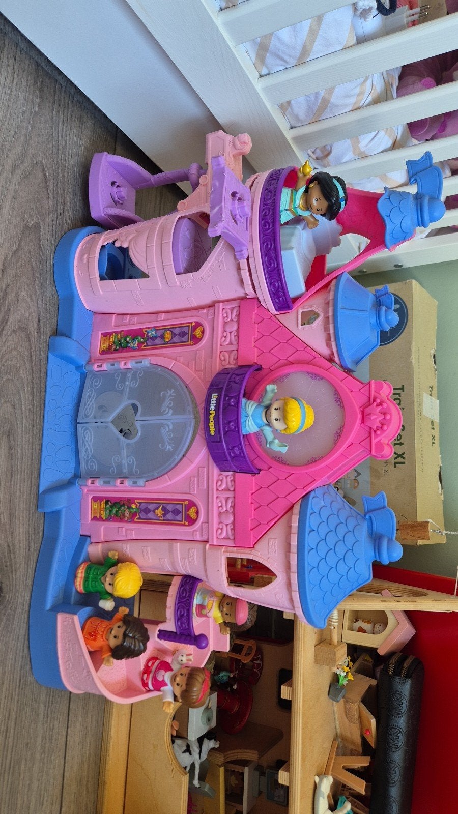 Little people Prinses kasteel met extra poppetjes, Kinderen en Baby's, Speelgoed | Fisher-Price, Ophalen of Verzenden, Gebruikt