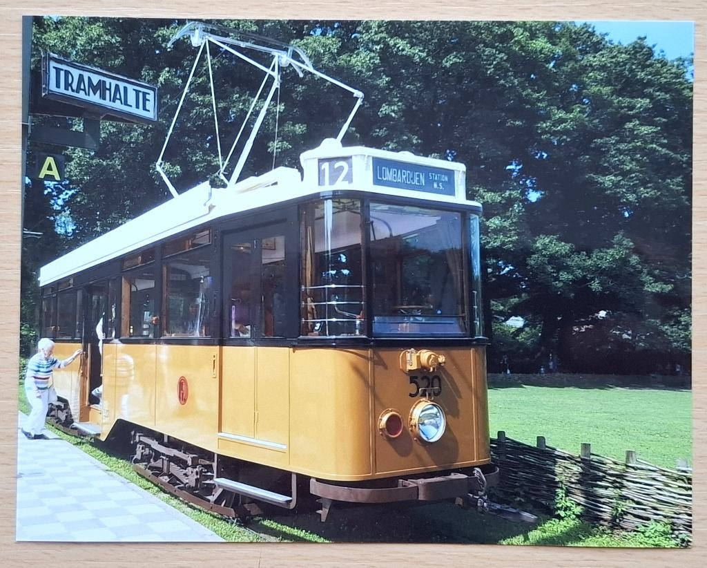 Foto van oude Rotterdamse RET tram, Verzenden, 1980 tot heden, Foto, Nieuw
