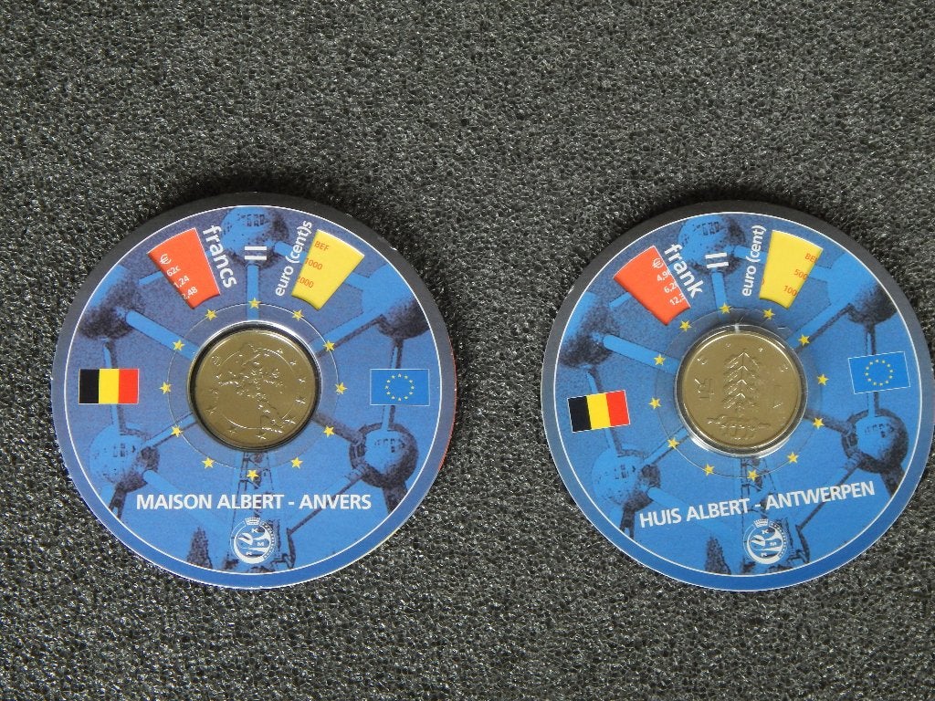 Euro/Frank uitgave belgie / converter, Postzegels en Munten, Ophalen of Verzenden, Losse munt