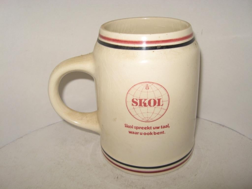Skol bierpul Sk spreekt uw taal opdruk de kuiper Schoonhoven, Verzamelen, Ophalen of Verzenden, Zo goed als nieuw, Pul(len), Overige merken