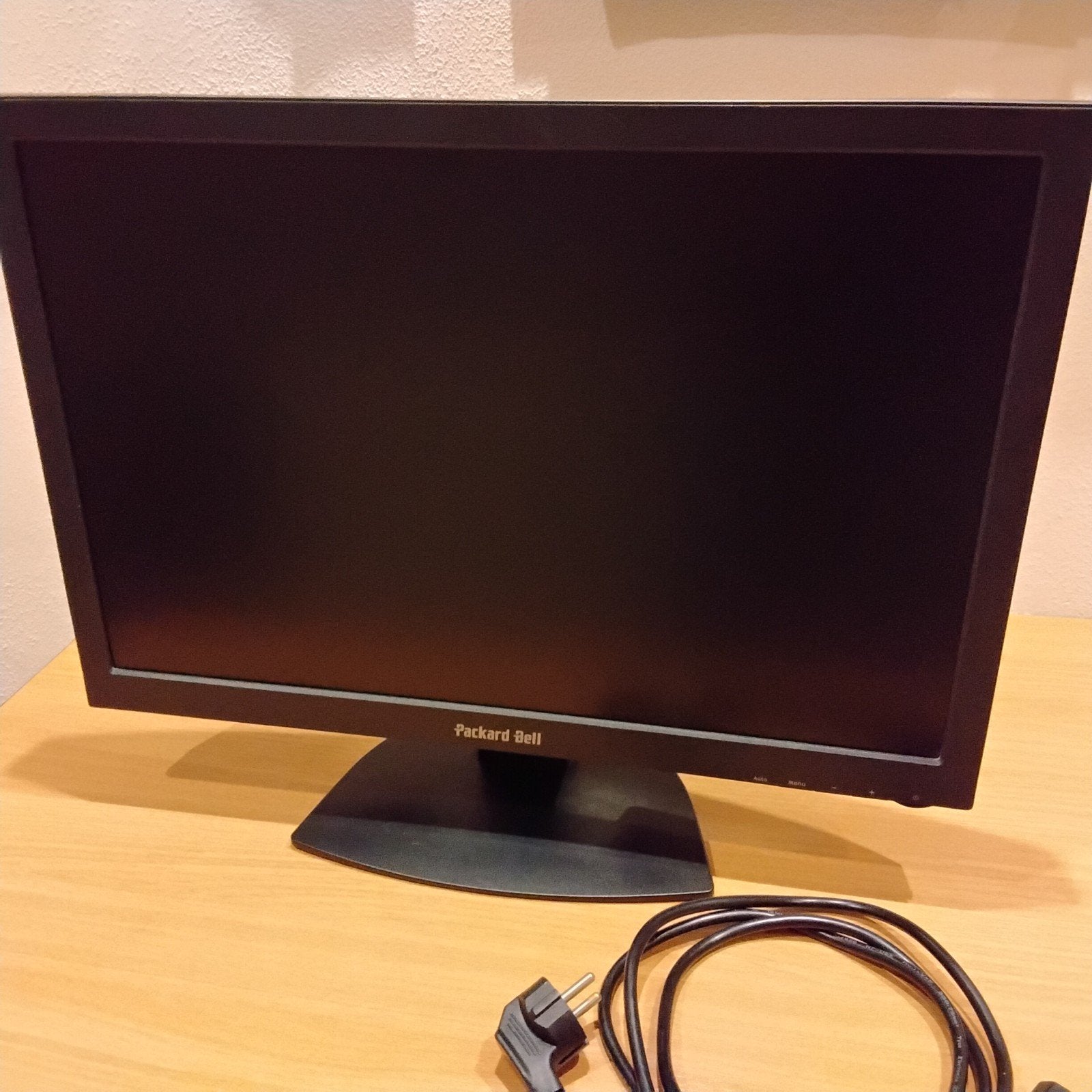 Packard Bell Monitor Viseo 222Ws Zwart 21,6 inch., Packard Bell, Full HD, Ophalen of Verzenden, Zo goed als nieuw