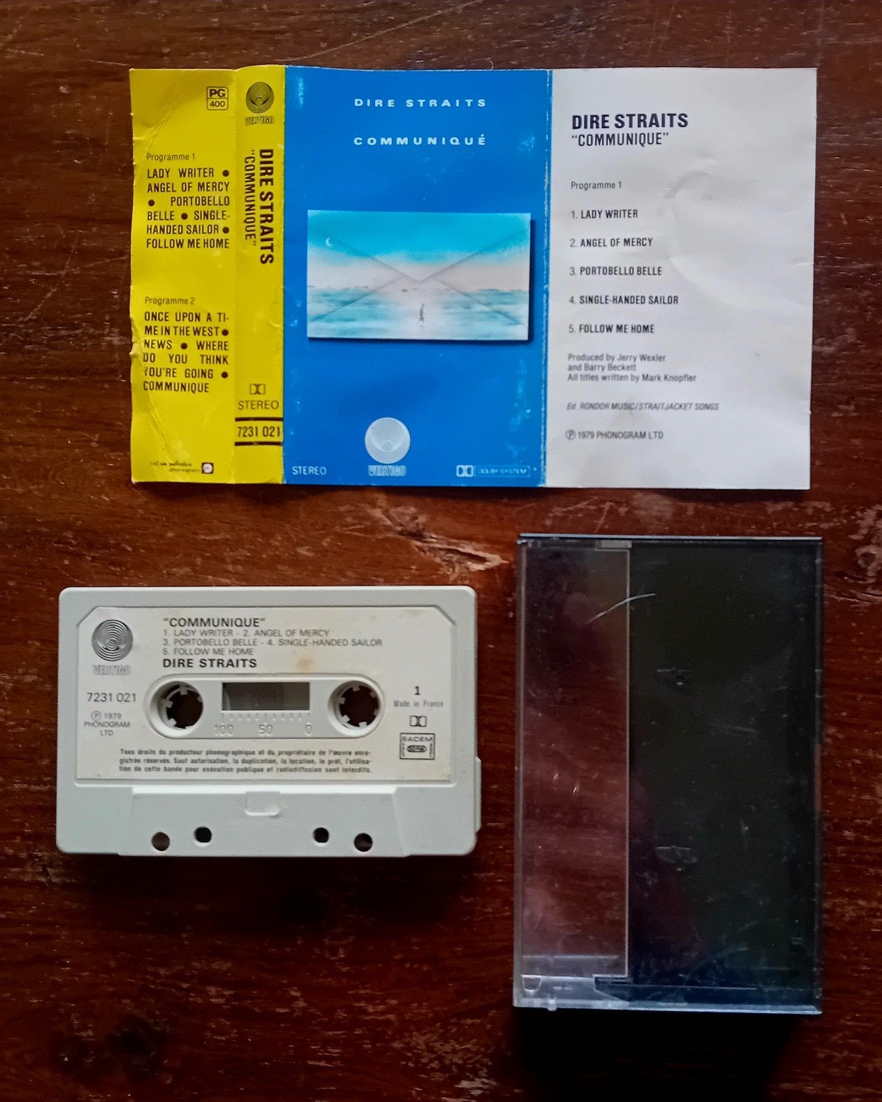 Dire Straits - Communiqué tape cassette pop rock Knopfler, Cd's en Dvd's, Cassettebandjes, Ophalen of Verzenden, Gebruikt, Pop