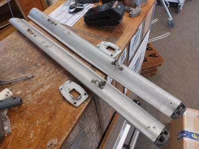Aluminium zalinge set, Niet ingevuld, Gebruikt, Niet ingevuld, Niet ingevuld