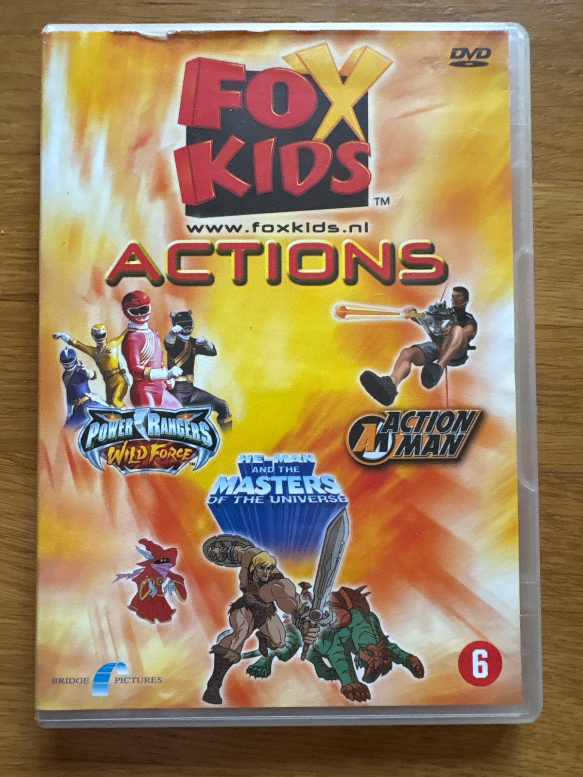 Fox Kids Actions DVD: Power Rangers, He-Man, Action Man, Cd's en Dvd's, Avontuur, Gebruikt, Ophalen of Verzenden, Vanaf 6 jaar