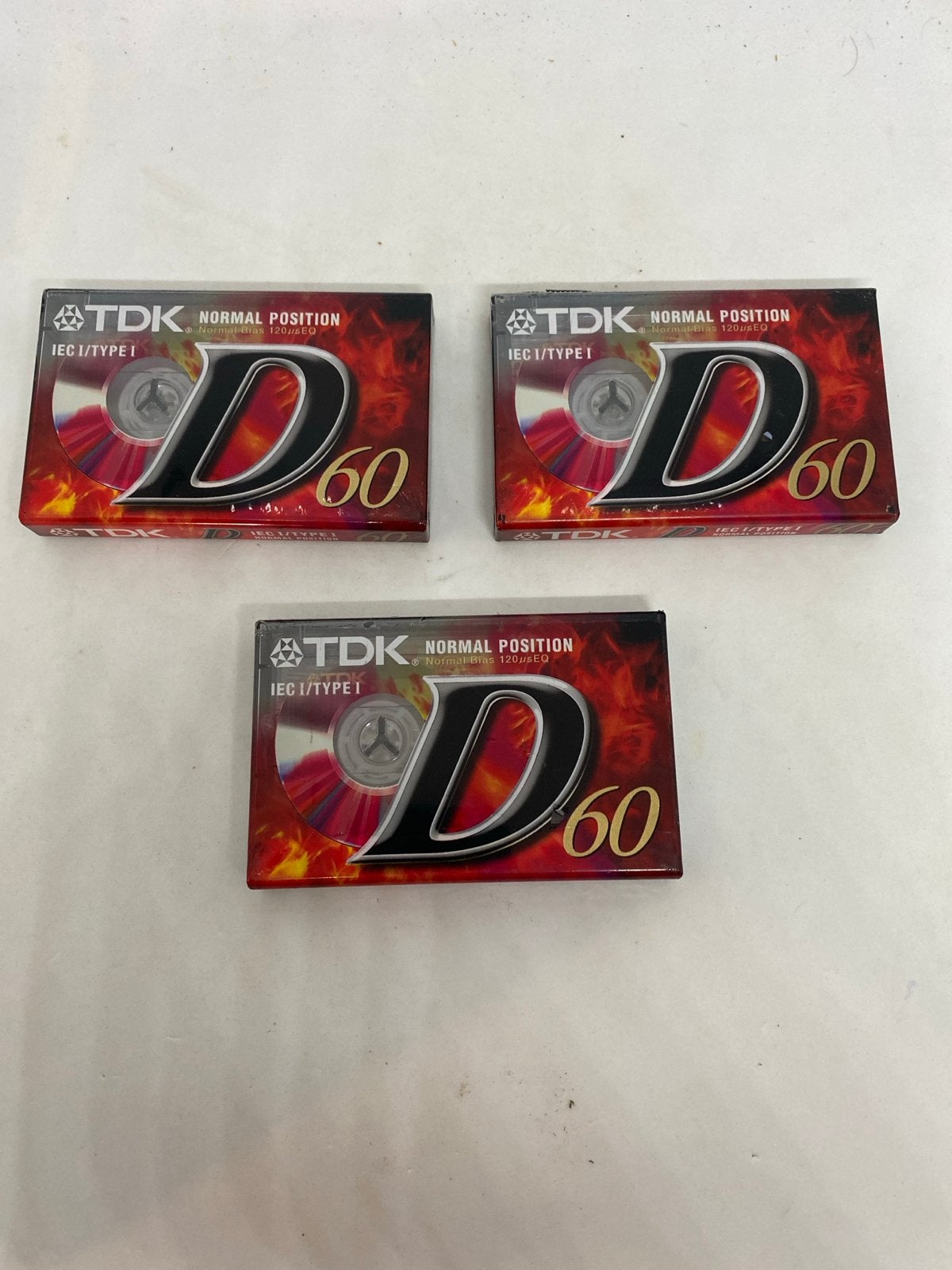 TDK D60 Cassettebandjes - Nieuw in verpakking (3 stuks), TDK Electronics AGRosenheimer Strasse 141 e81671 Munich, Germany, 2 t/m 25 bandjes