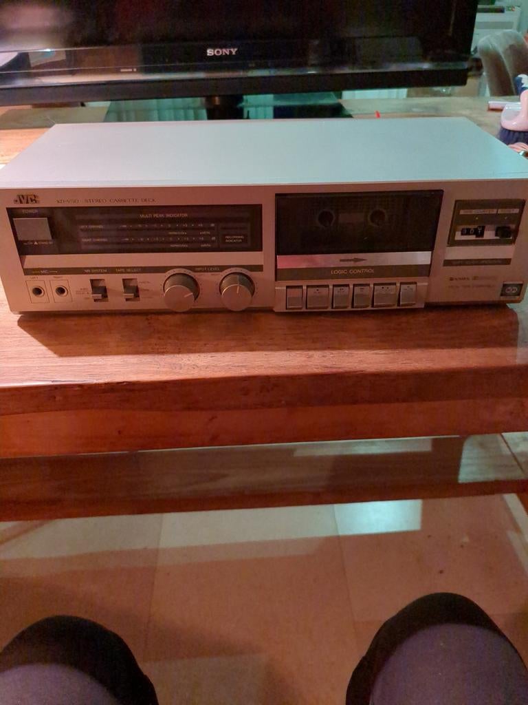 JVC  KD-V50. Stereo Cassette Deck, Ophalen of Verzenden, JVC
