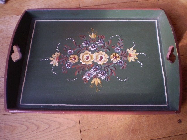 HINDELOOPEN BESCHILDERD DIENBLAD, Ophalen of Verzenden
