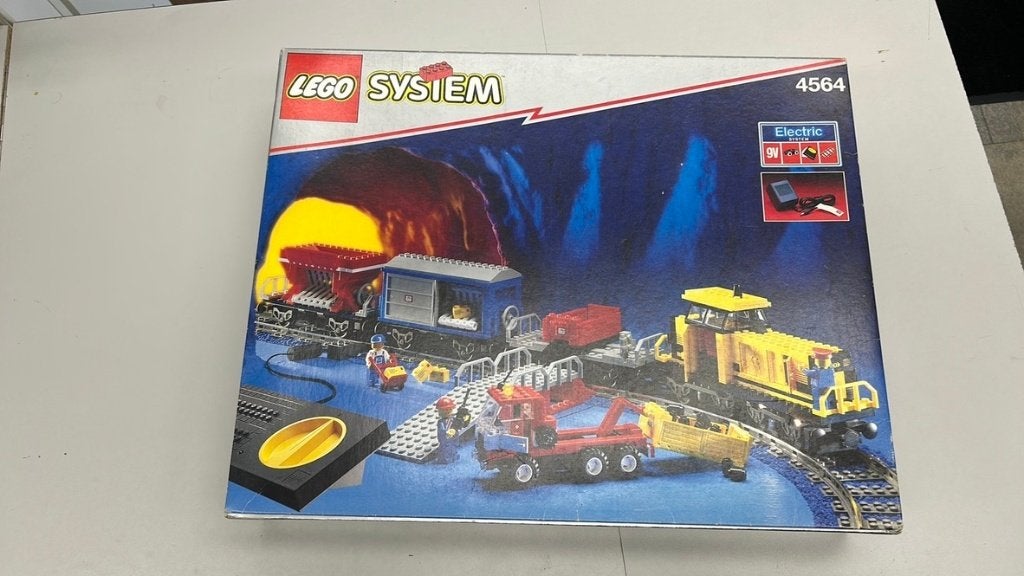 SB2515 Lego trein 4564 in nieuw staat - doos + inlay + boekj, Ophalen of Verzenden, Zo goed als nieuw