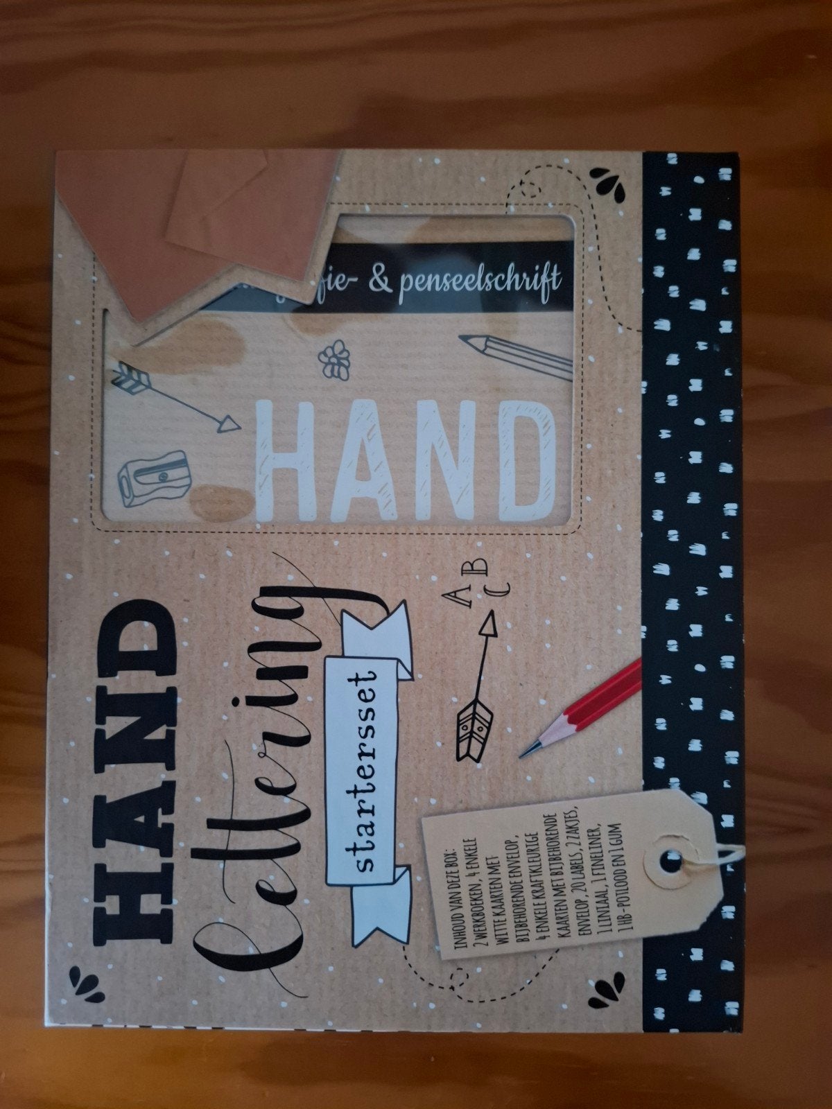 Handlettering Starterset, Meerkleurig, Ophalen of Verzenden, Zo goed als nieuw, Papier of Karton