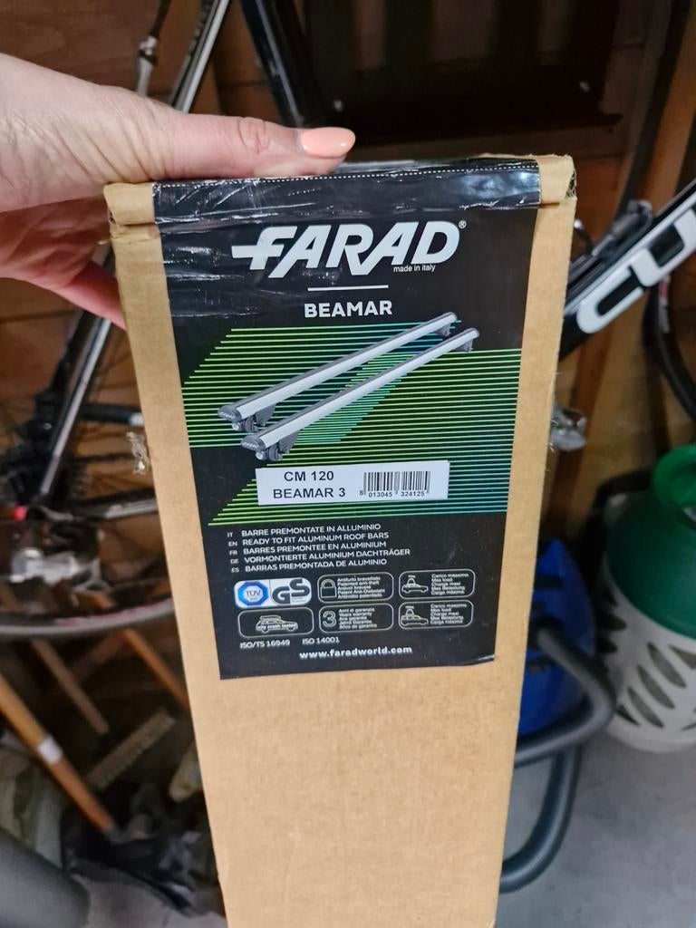 Farad Beamar 3 dakdragers CM 120, Auto diversen, Dakdragers, Ophalen of Verzenden