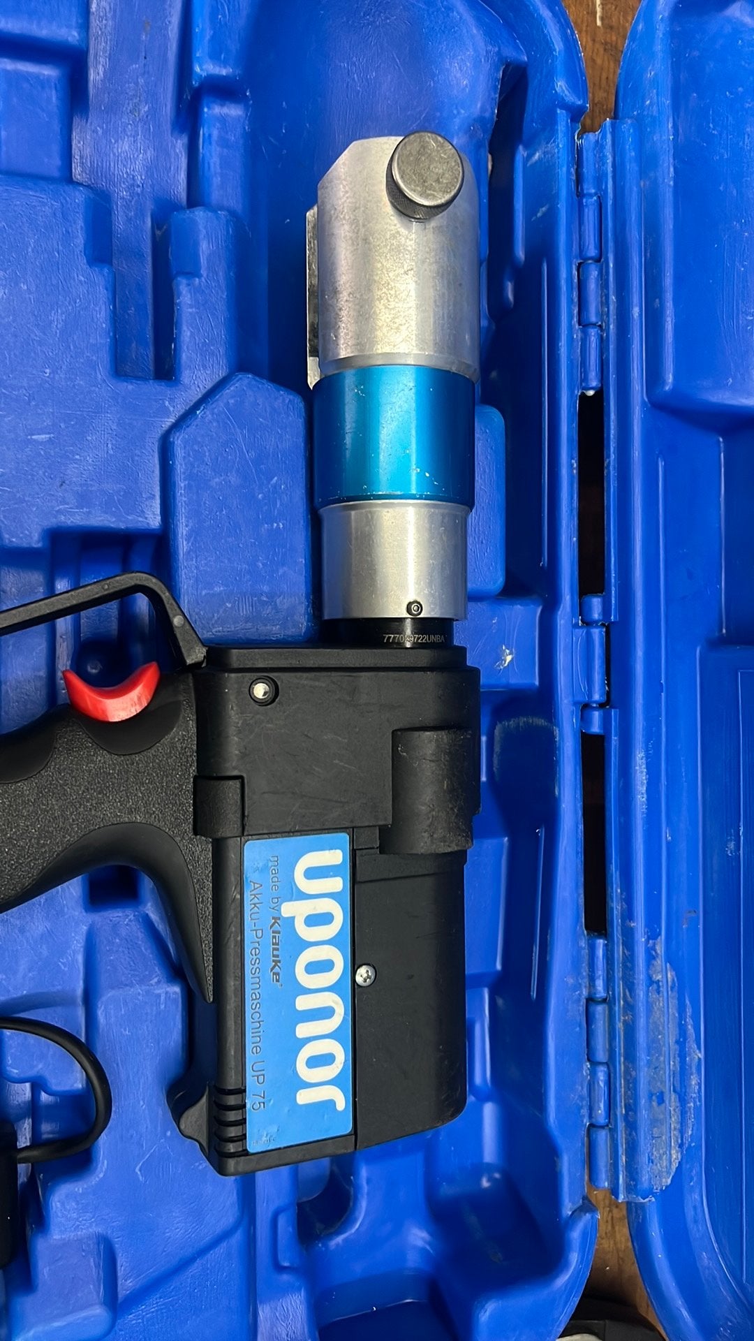 Persmachine uponor Z.g.a.n, Ophalen of Verzenden, Zo goed als nieuw
